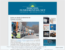 Tablet Screenshot of direitosfundamentais.net